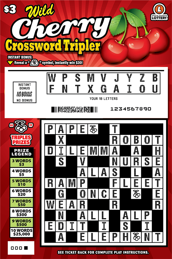 Wild CHerry Crossword scratched